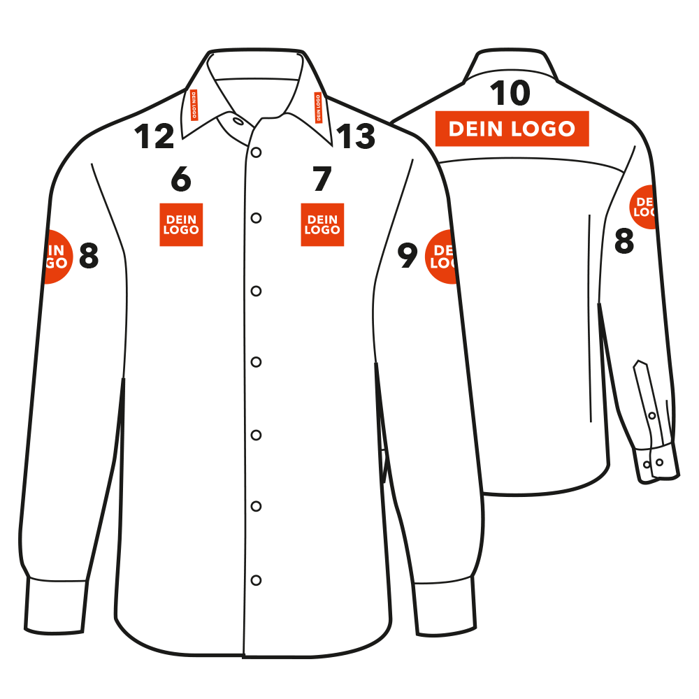 Position Veredelung: Hemden & Blusen